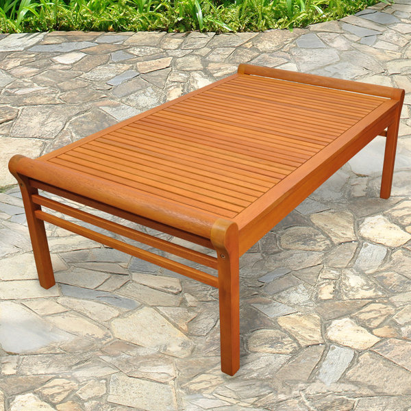 Garten Living Loungetisch Afrin aus Massivholz & Bewertungen Wayfair.de